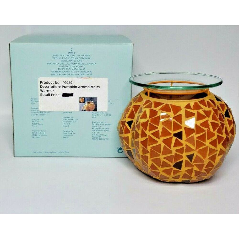 PartyLite Pumpkin Aroma Melts Warmer New in Box P7H&8C/P9459 - Picture 2 of 4